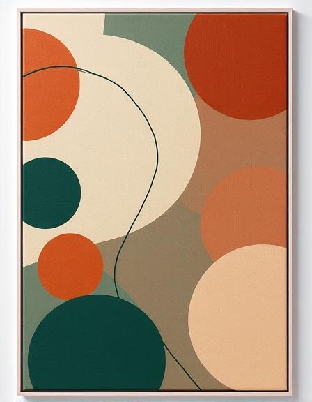 Dynamic geometric shapes in acrylic